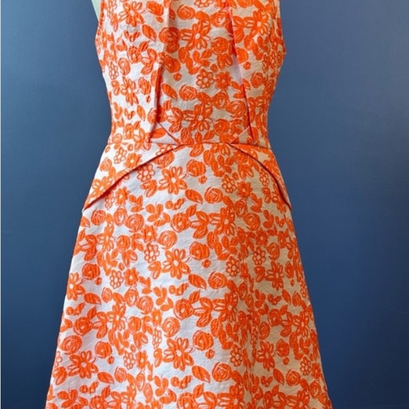 Betsey Johnson Orange Sleeveless Sundress Mini - Picture 4 of 12